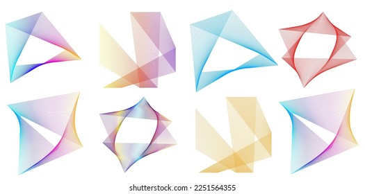 Abstract lines black white design element on white background of angle waves. Vector Illustration eps 10 for grunge elegant business card, print brochure, flyer, banners, cover book, label, fabric