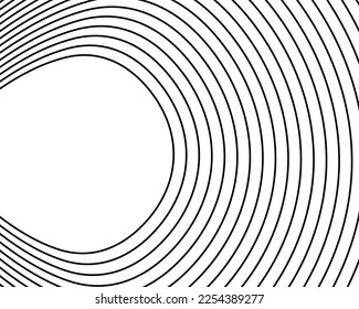 Líneas abstractas de elementos de diseño blanco negro sobre ondas de fondo. Plantillas de negocio para presentaciones elegantes. Vector Illustration eps 10 para grunge elegante tarjeta de visita, folleto de impresión, volante, banners