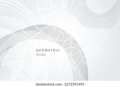 Abstract lines black white design element on background waves. Business templates for elegant presentation. Vector Illustration eps 10 for grunge elegant business card, print brochure, flyer, banners