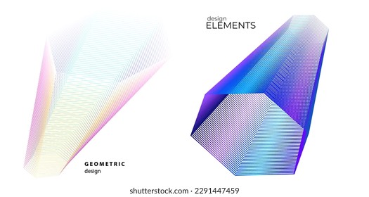 Abstract lines black white design element on white background of angle waves. Vector Illustration eps 10 for grunge elegant business card, print brochure, flyer, banners, cover book, label, fabric