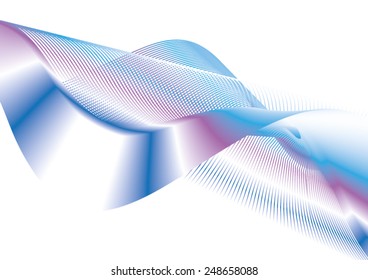 abstract lines blue background