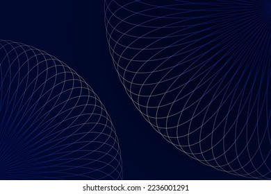 abstract lines blue background, vector illustration.