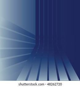Abstract lines in blue colors