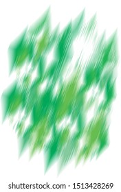 Abstract lines camo green text