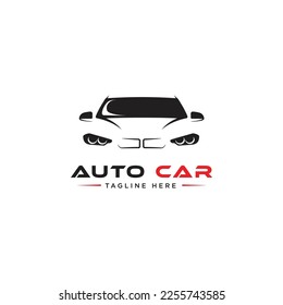 Abstract Lines Car Logo Vector. Vector illustration