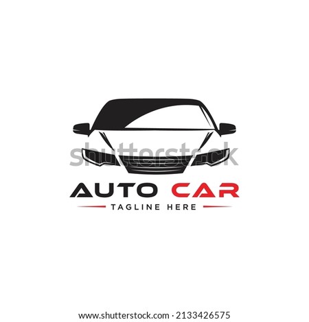 Abstract Lines Car Logo Vector. Vector illustration