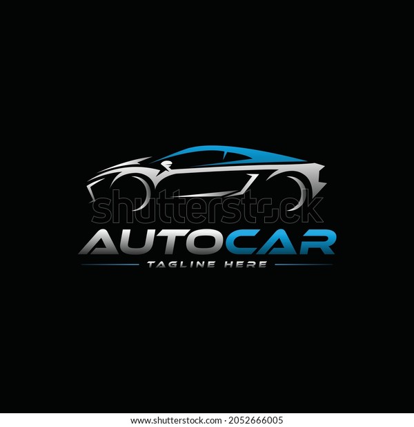 Abstract Lines Car Logo Vector Vector Stock Vector (Royalty Free ...