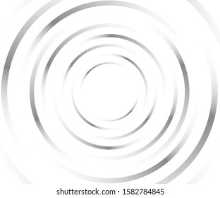 Abstract Lines in Circle Form, Design element, Geometric shape, Striped border frame for image, Technology round Logo, Spiral Vector Illustration