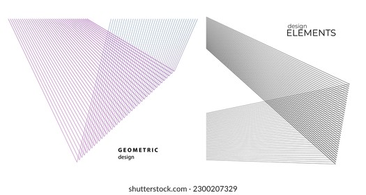 Abstrakte Linien, weißes Designelement auf weißem Hintergrund von Wellen. Vektorgrafik eps10 für farbige, elegante Visitenkarte, Druckbroschüre, Flyer, Banner, Coverbook, Label, Stoff