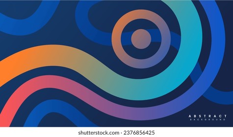 Abstract lines colorful background vector