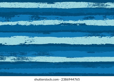 Abstract lines colorful grunge pattern with stripes different shades blue for design magazines and books about sea voyages vector illustration