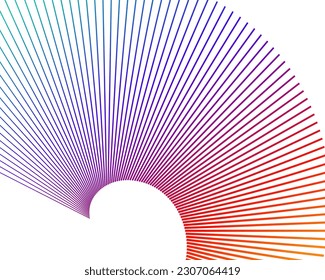 Abstract lines colors design element on white background of waves. Vector Illustration eps 10 for grunge elegant business card, print brochure, flyer, banners, cover book, label, fabric
