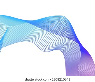 Líneas abstractas de colores de diseño elemento sobre fondo blanco de ondas. Vector Illustration eps 10 para grunge y elegante tarjeta de visita, folleto de impresión, volante, banners, carteles, portada, etiqueta, tela
