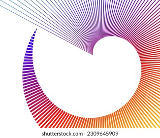 Líneas abstractas de colores de diseño elemento sobre fondo blanco de ondas. Vector Illustration eps 10 para grunge y elegante tarjeta de visita, folleto de impresión, volante, banners, carteles, portada, etiqueta, tela
