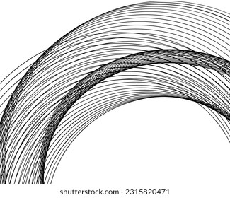 Abstract lines colors design element on white background of waves. Vector Illustration eps 10 for grunge elegant business card, print brochure, flyer, banners, cover book, label, fabric
