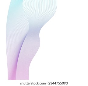  Líneas abstractas de colores de diseño elemento sobre fondo blanco de ondas. Vector Illustration eps 10 para grunge y elegante tarjeta de visita, folleto de impresión, volante, banners, carteles, portada, etiqueta, tela