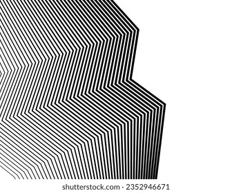  Abstract lines colors design element on white background of waves. Vector Illustration eps 10 for grunge elegant business card, print brochure, flyer, banners, cover book, label, fabric