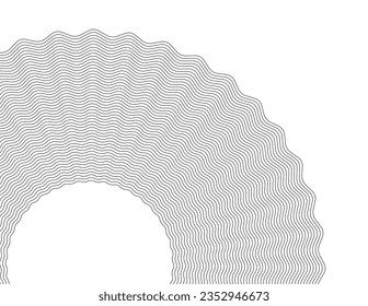  Abstract lines colors design element on white background of waves. Vector Illustration eps 10 for grunge elegant business card, print brochure, flyer, banners, cover book, label, fabric