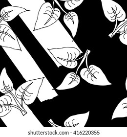 abstract lines with colors seamless pattern, vector illustration.