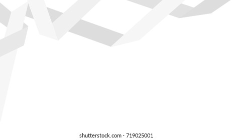 Abstract Lines Connection White and Gray, Vector Backgrounds