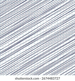 Abstract lines create geometric pattern on white background