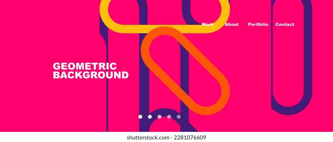 Abstract lines creative background. Vector Illustration For Wallpaper, Banner, Background, Card, Book Illustration, landing page