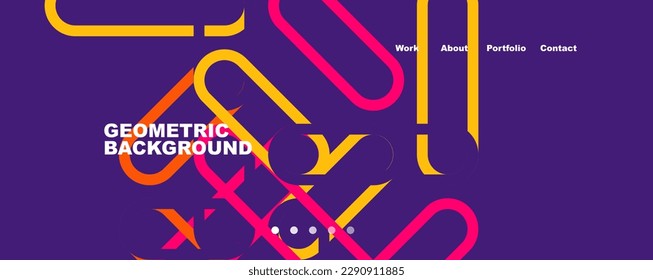 Abstract lines creative background. Vector Illustration For Wallpaper, Banner, Background, Card, Book Illustration, landing page