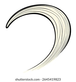 Abstract lines curve elegantly simple backdrop