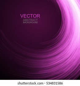 Abstract lines curve. Smooth texture. Vector background.