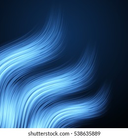 Abstract lines curve. Smooth texture. Vector background.