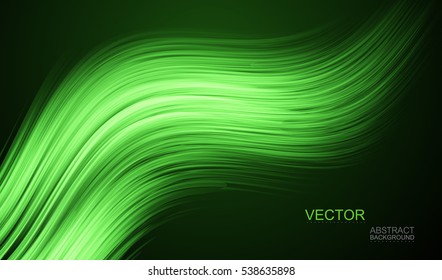 Abstract lines curve. Smooth texture. Vector background.