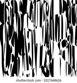 Abstract Lines Design with Black and White Stripes Vector, Stripes Fashion Texture, Zebra Print

