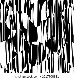 Abstract Lines Design with Black and White Stripes Vector, Stripes Fashion Texture, Zebra Print