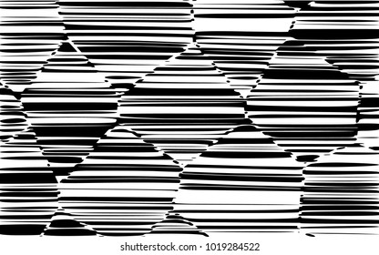 Abstract Lines Design with Black and White Stripes Vector, Stripes Fashion Texture, Zebra Print