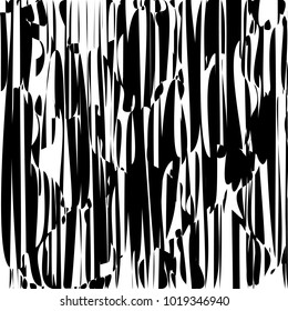 Abstrakte Linien Design mit Vektor aus schwarz-weißen Streifen, Stripteppichtextur, Zebra-Print