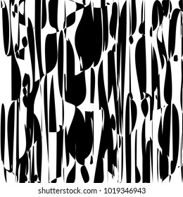 Abstract Lines Design with Black and White Stripes Vector, Stripes Fashion Texture, Zebra Print
