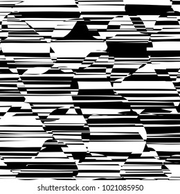 Abstract Lines Design with Black and White Stripes Vector, Stripes Fashion Texture, Zebra Print