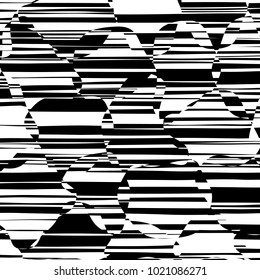 Abstract Lines Design with Black and White Stripes Vector, Stripes Fashion Texture, Zebra Print