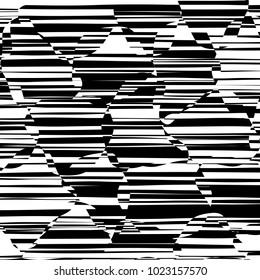 Abstract Lines Design with Black and White Stripes Vector, Stripes Fashion Texture, Zebra Print