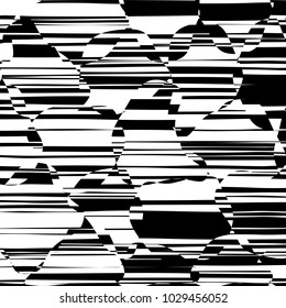 Abstract Lines Design with Black and White Stripes Vector, Stripes Fashion Texture, Zebra Print