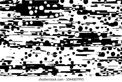 Abstract Lines Design with Black and White Stripes Vector, Stripes Fashion Texture, Zebra Print