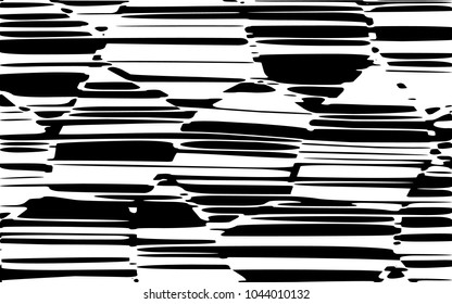 Abstract Lines Design with Black and White Stripes Vector, Stripes Fashion Texture, Zebra Print