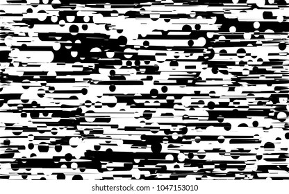 Abstract Lines Design with Black and White Stripes Vector, Stripes Fashion Texture