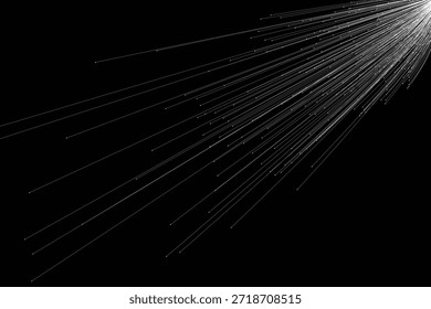Diseño de líneas abstractas en la línea de ilustración de Fondo de pantalla de luz de onda de fondo negro EPS 10