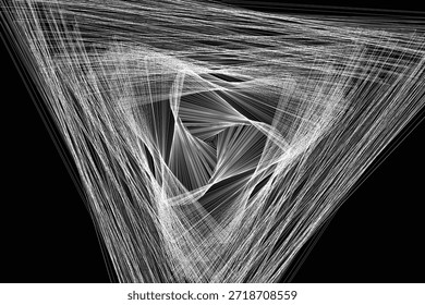 linhas abstratas design em onda de fundo preto luz papel de parede ilustração linha EPS 10