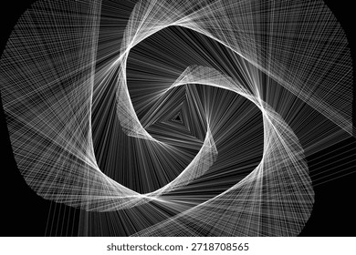 abstract lines design on black background wave light wallpaper illustration line EPS 10