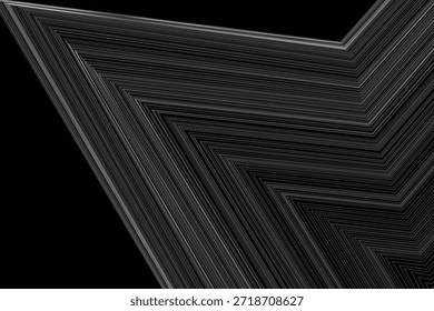 Diseño de líneas abstractas en la línea de ilustración de Fondo de pantalla de luz de onda de fondo negro EPS 10