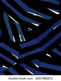 Abstract Lines Design Seamless Pattern