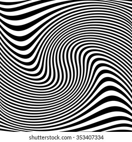 3d Abstract Spiral Background Black White Stock Illustration 146515778