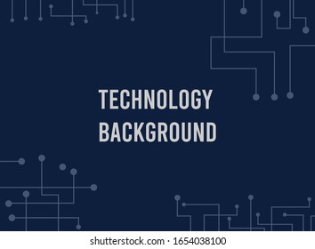 Abstract lines and dots connect background.
